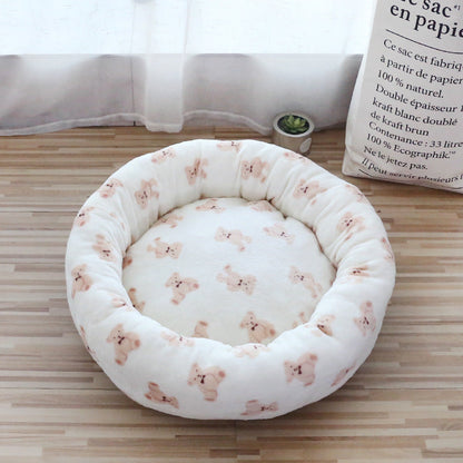 Fluffy Round Pet Mat