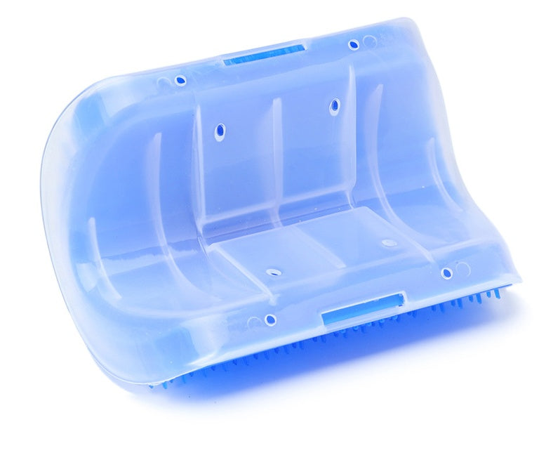 Corner-Mounted Pet Grooming Comb