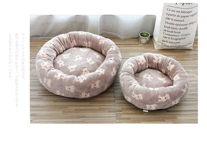 Fluffy Round Pet Mat