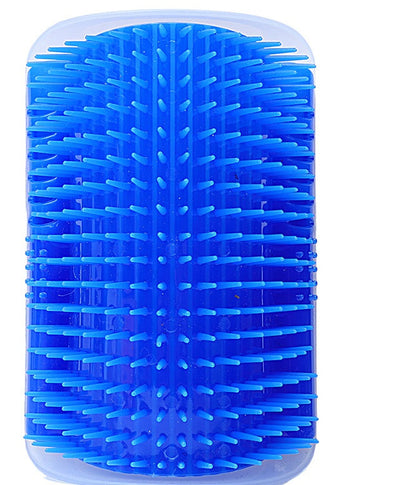 Corner-Mounted Pet Grooming Comb